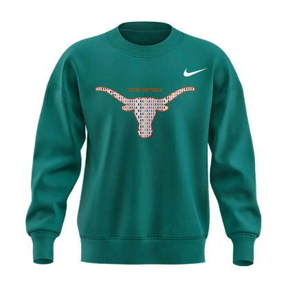 Special 2026 Strikeout Cancer Texas Softball Sweatshirt