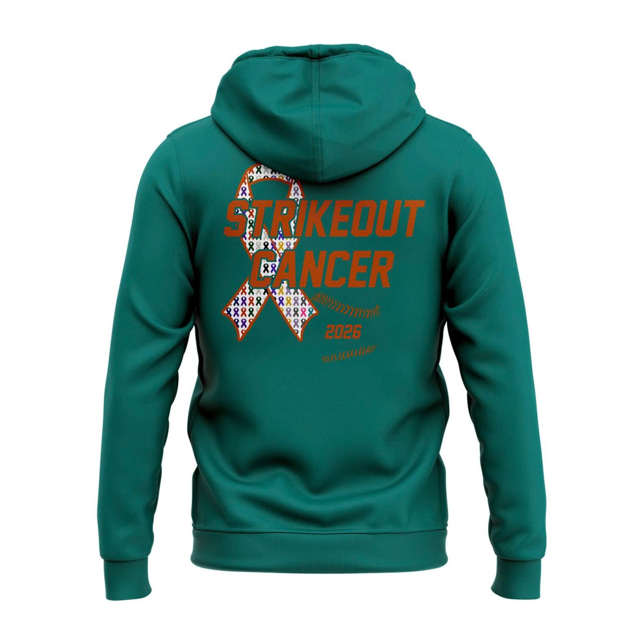 Special 2026 Strikeout Cancer Texas Softball Hoodie