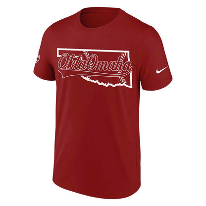 Exclusive Oklahoma Sooners 2026 Baseball College World Series "OKLAOMAHA" T-Shirt.