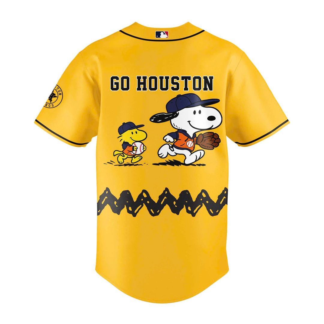 Houston Astros Peanuts Night Jersey