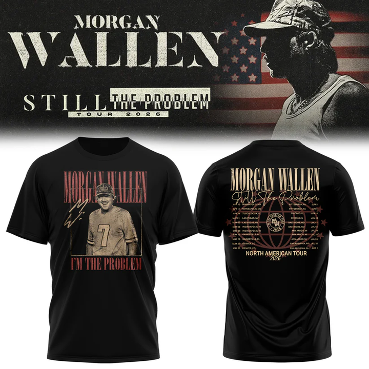 Exclusive T-shirt Morgan Wallen - Still The Problem Tour 2026 T-Shirt