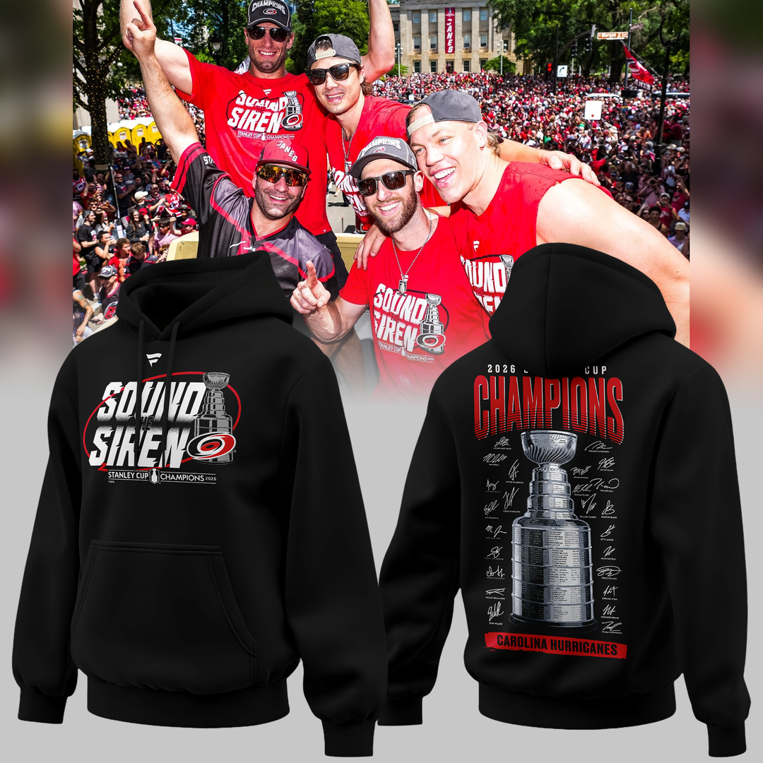 Limited Edition Carolina Hurricanes " Sound The Siren" Hoodie 2026