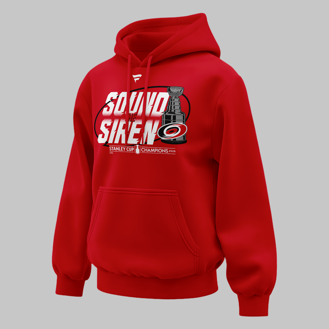 Limited Edition Carolina Hurricanes " Sound The Siren" Red Hoodie 2026