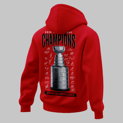 Limited Edition Carolina Hurricanes " Sound The Siren" Red Hoodie 2026