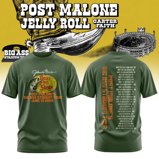 Exclusive Edition Post Malone - THE BIG ASS Stadium Tour Part 2 T-Shirt
