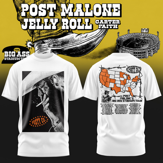 Perfect Edition Post Malone - THE BIG ASS Stadium Tour Part 2 T-Shirt