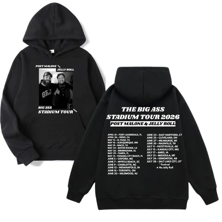 Perfect 2026 Hoodie Post Malone - THE BIG ASS Stadium Tour Part 2 Hoodie