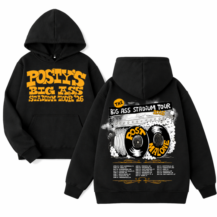 Special Edition Hoodie Post Malone - THE BIG ASS Stadium Tour Part 2 Hoodie