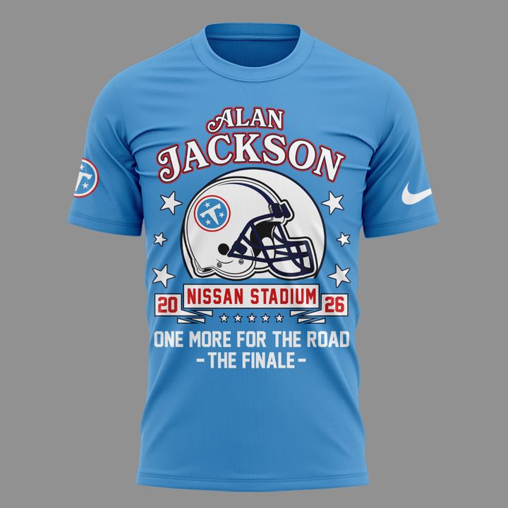 Perfect 2026 Alan Jackson x Tennessee Titans - Alan Jackson Last Call: One More for the Road - The Finale T-Shirt