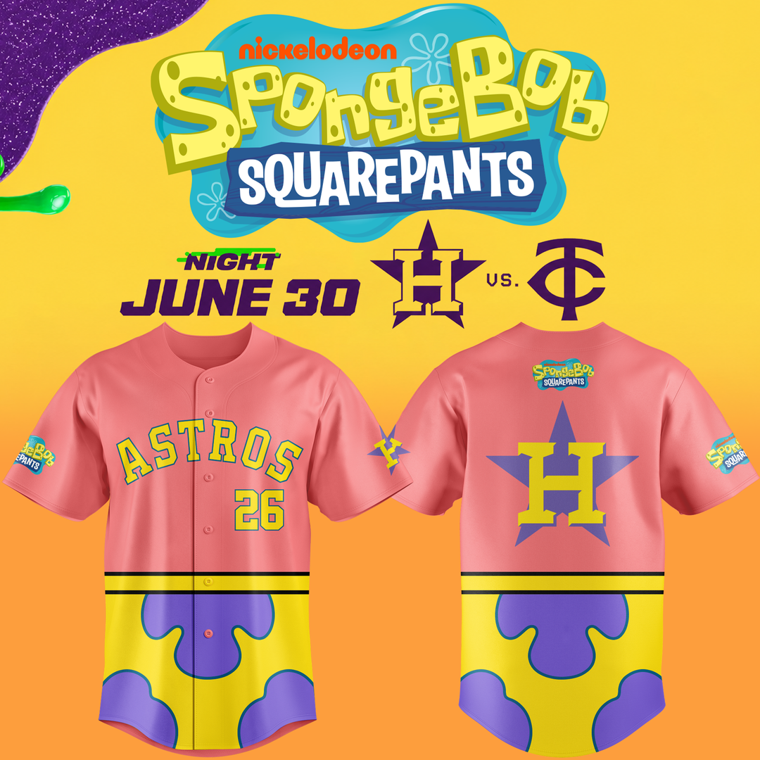 Houston Astros SpongeBob Night 2026 Jersey