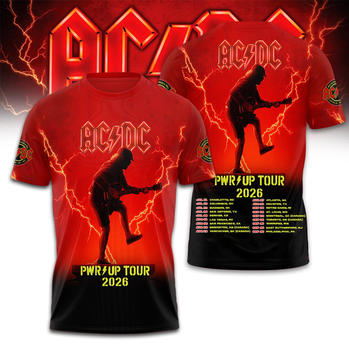 Special Edition AC/DC Power Up Tour 2026 T-Shirt