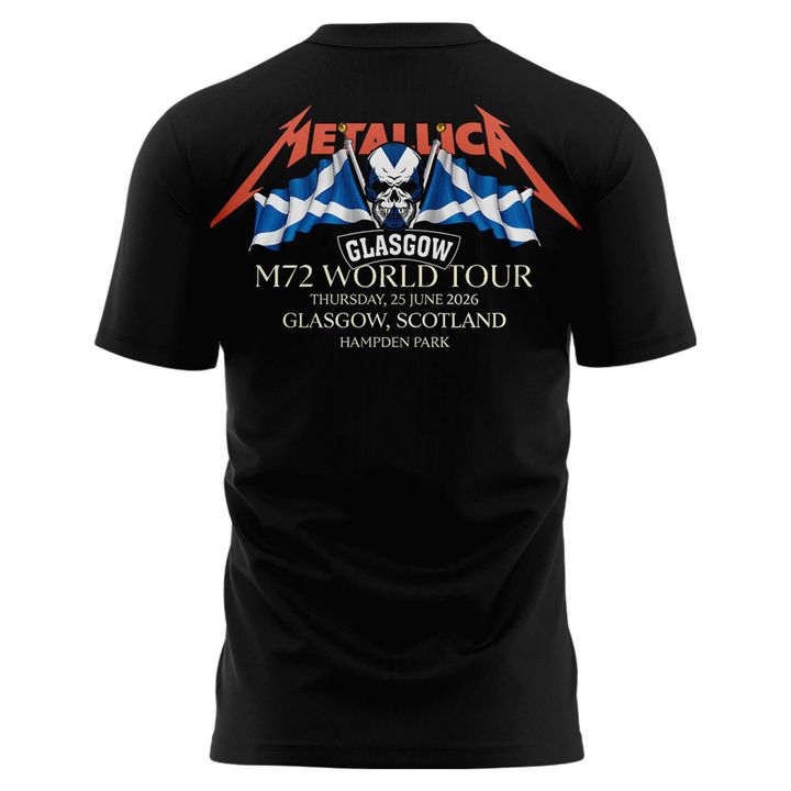 Metallica M72 World Tour Glasgow Special T-shirt