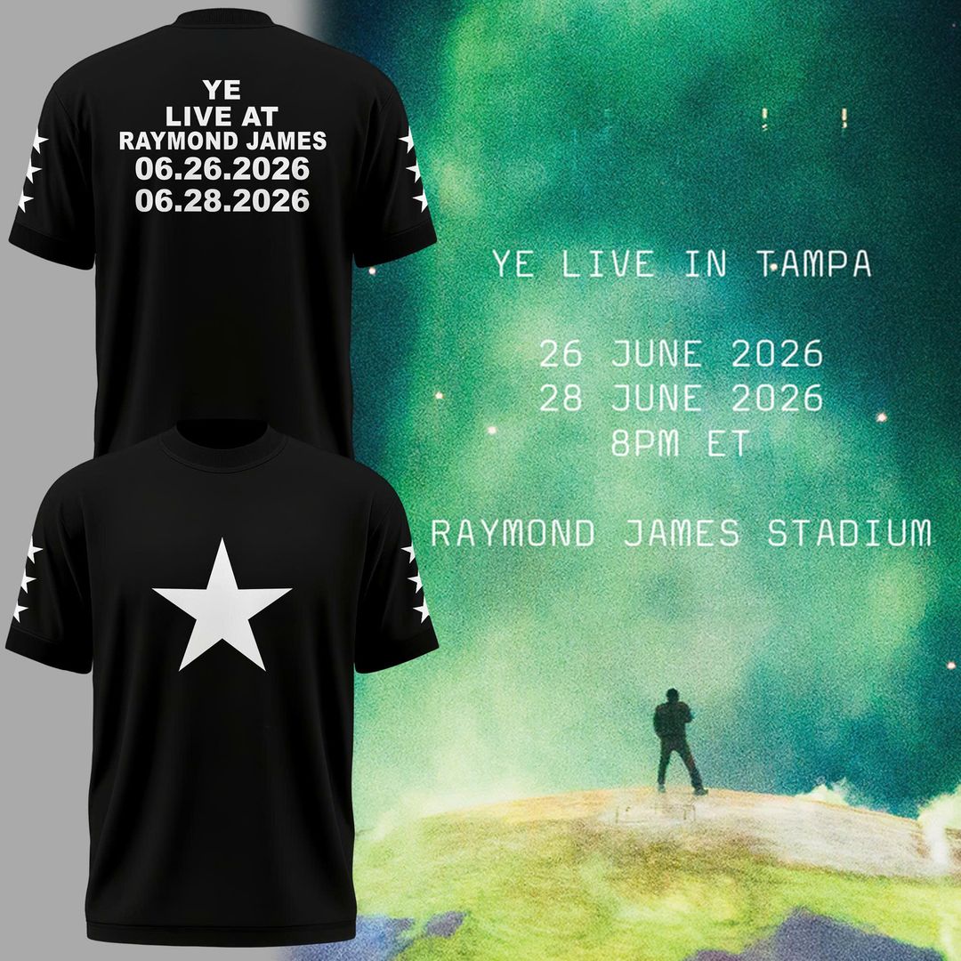 Kanye West Live At Raymond James Stadium T-Shirt