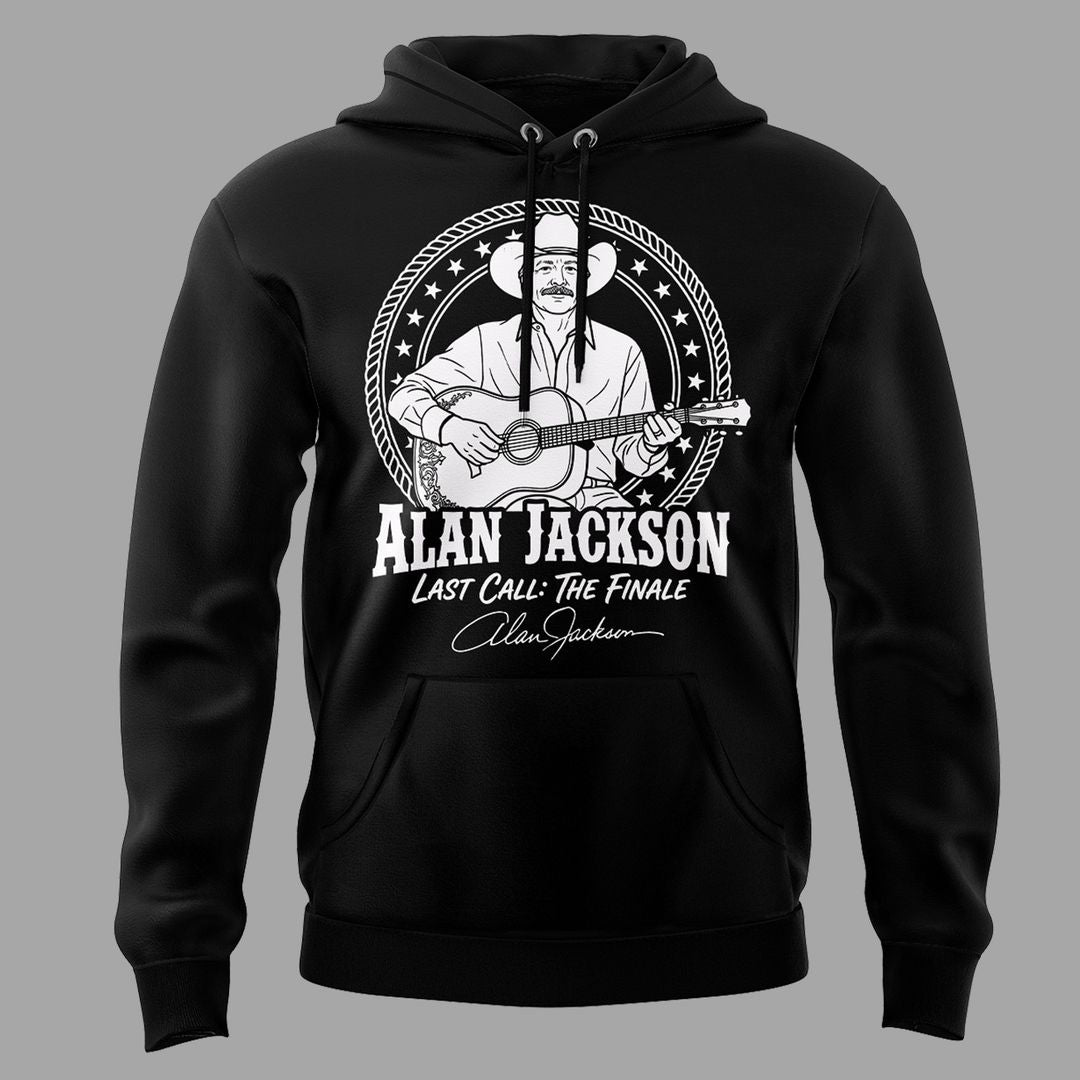 Exclusive Version Alan Jackson "Last Call... The Finale" Black Hoodie 2026