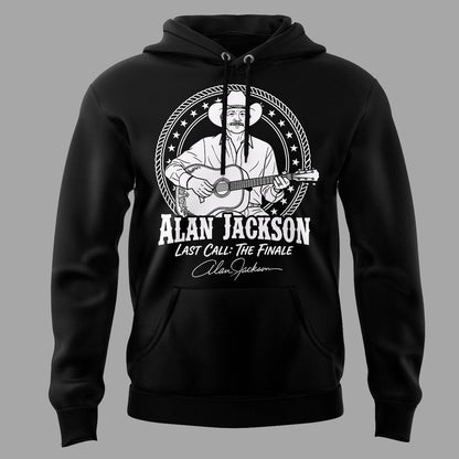 Exclusive Version Alan Jackson "Last Call... The Finale" Black Hoodie 2026