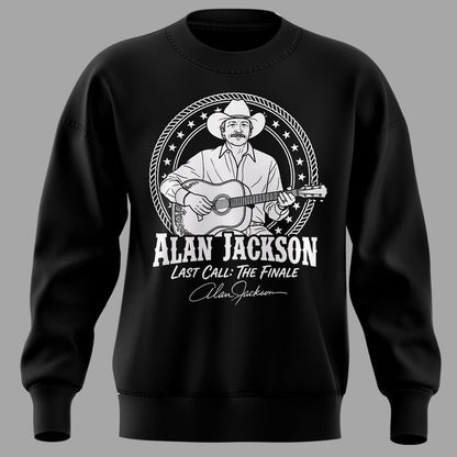 Exclusive Version Alan Jackson "Last Call... The Finale" Black Sweat 2026