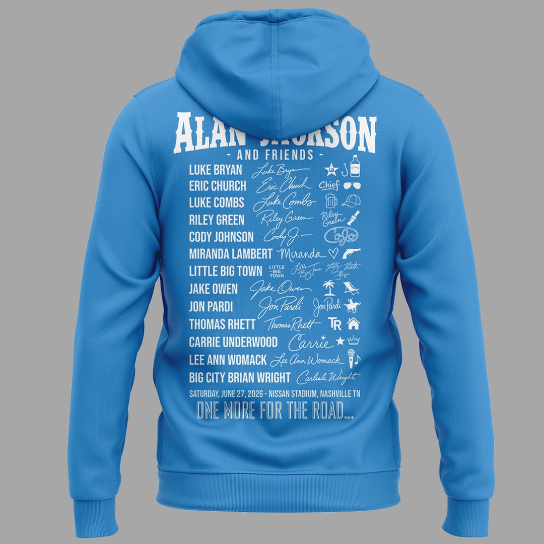 Exclusive Version 2026 Alan Jackson "Last Call... The Finale" Hoodie