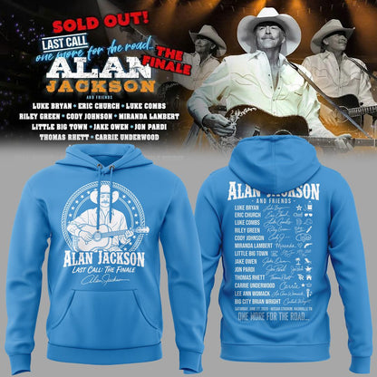Exclusive Version 2026 Alan Jackson "Last Call... The Finale" Hoodie