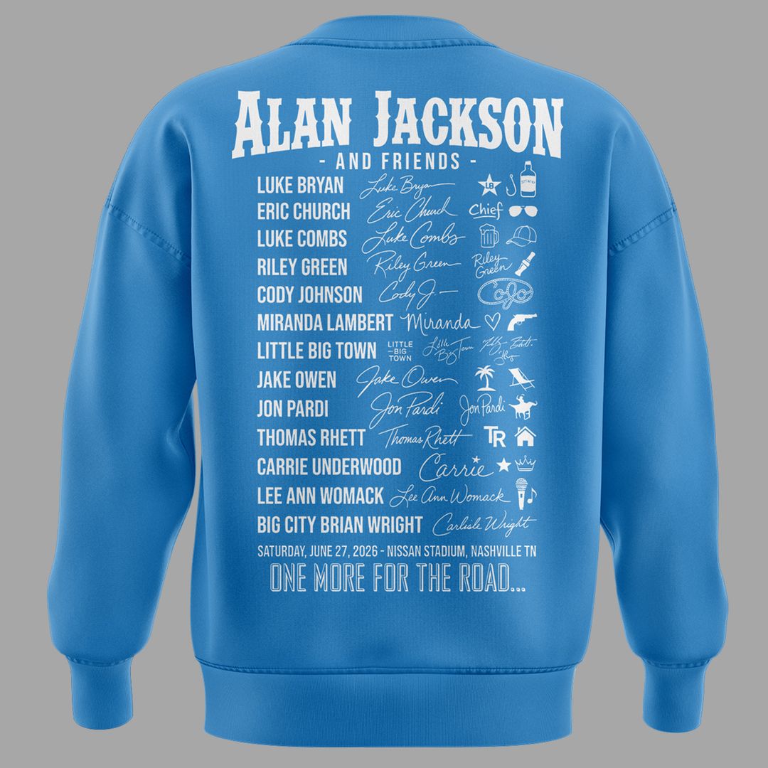 Exclusive Version 2026 Alan Jackson "Last Call... The Finale" Sweat