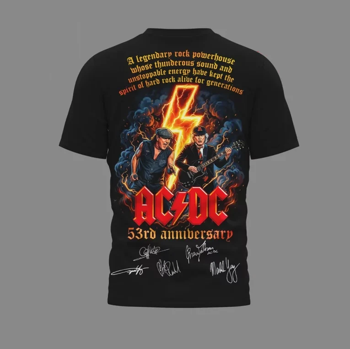 Special 2026 AC/DC Power Up Tour T-Shirt