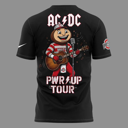 Limited T-Shirt AC/DC x Ohio State Buckeyes Football - Power Up Tour 2026 T-Shirt