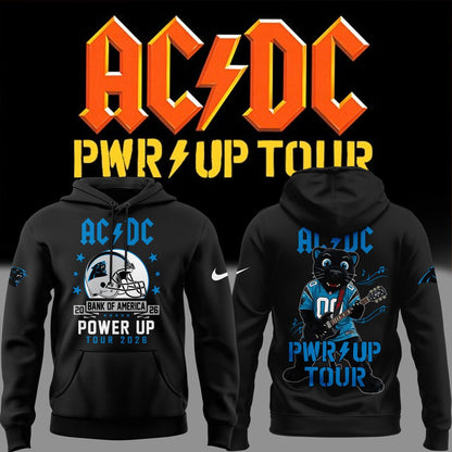Exclusive Hoodie AC/DC x Carolina Panthers - Power Up Tour 2026 Hoodie