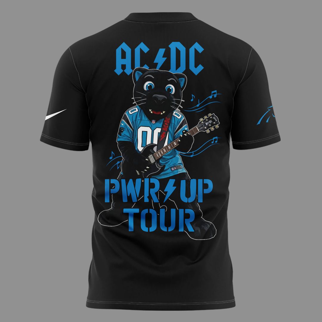 Perfect T-shirt AC/DC x Carolina Panthers - Power Up Tour 2026 T-Shirt