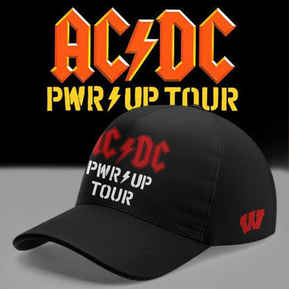 Exclusive Power Up Tour 2026 AC/DC x Wisconsin Badgers Football T-Shirt