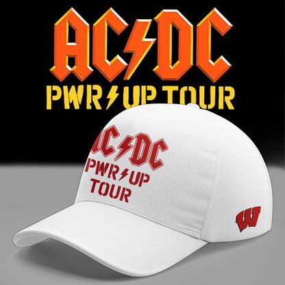 02.08. Special Tshirt AC/DC x Wisconsin Badgers Football - Power Up Tour 2026 T-Shirt