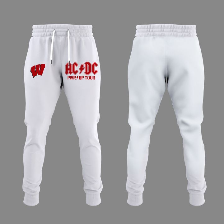 Special Edition AC/DC x Wisconsin Badgers Football - Power Up Tour 2026 T-Shirt