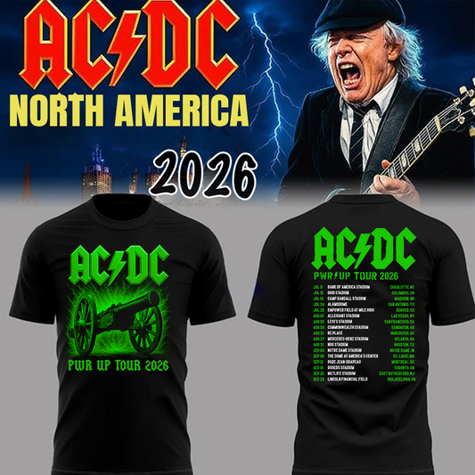 08. Exclusive 2026 AC/DC - North America Power Up Tour T-Shirt