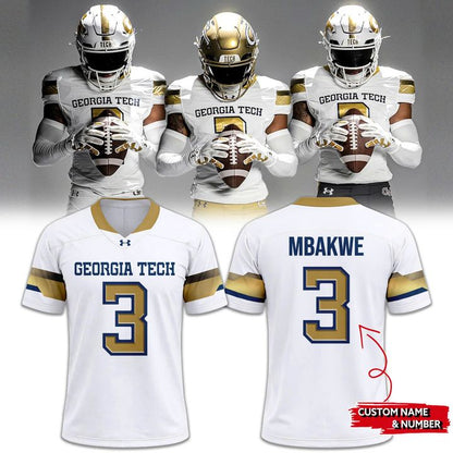 Georgia Tech Football 2026 White Jersey