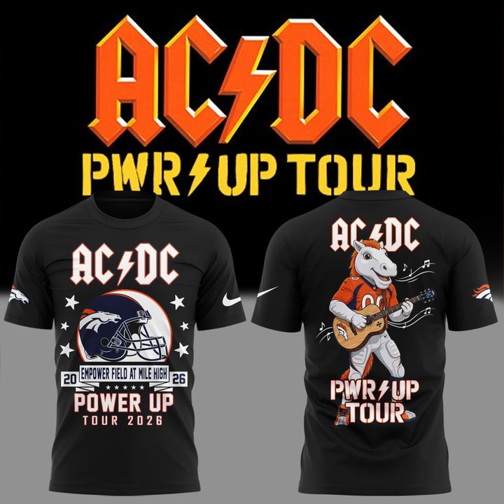 04. AC/DC x Denver Broncos - Power Up Tour 2026 T-Shirt
