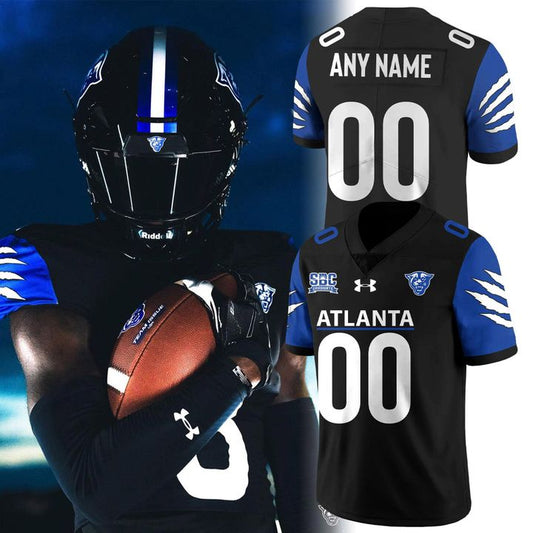 (Kid/Adults) Under Armour Georgia State Panthers Black Football Jersey 2026