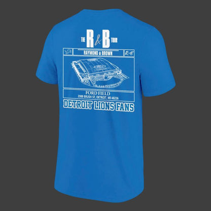 Exclusive Version White T-shirt Detroit x The R&B Tour 2026