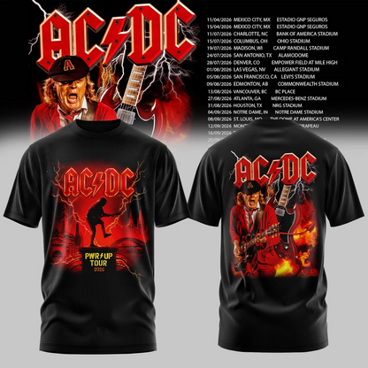 02.35. Perfect Edition AC/DC Power Up Tour 2026 T-Shirt