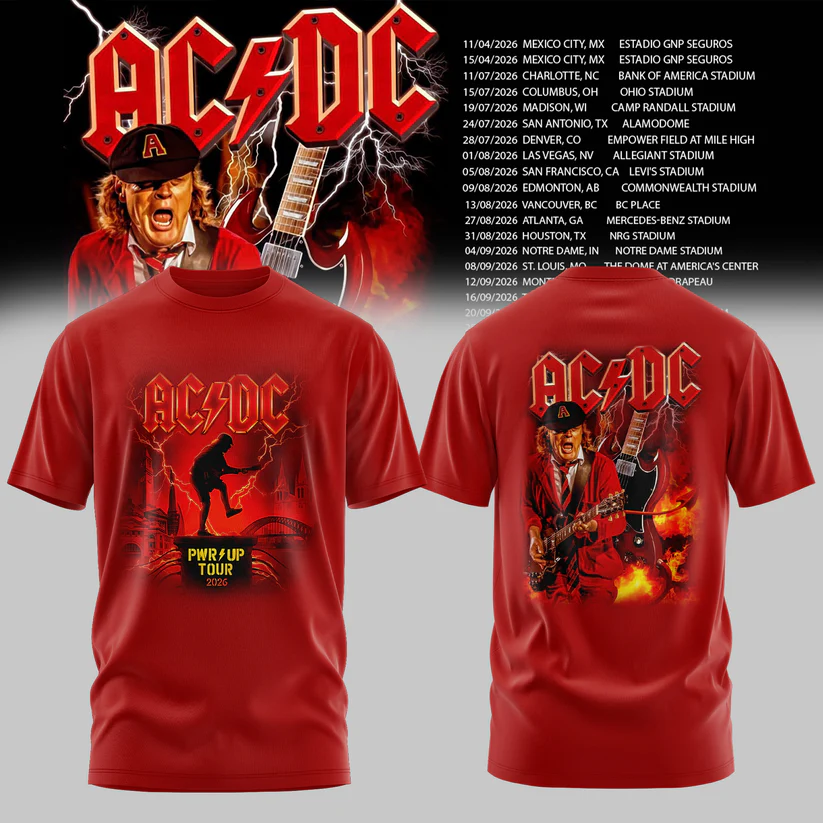 09.3. Perfect Edition AC/DC Power Up Tour 2026 T-Shirt