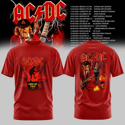 09.3. Perfect Edition AC/DC Power Up Tour 2026 T-Shirt