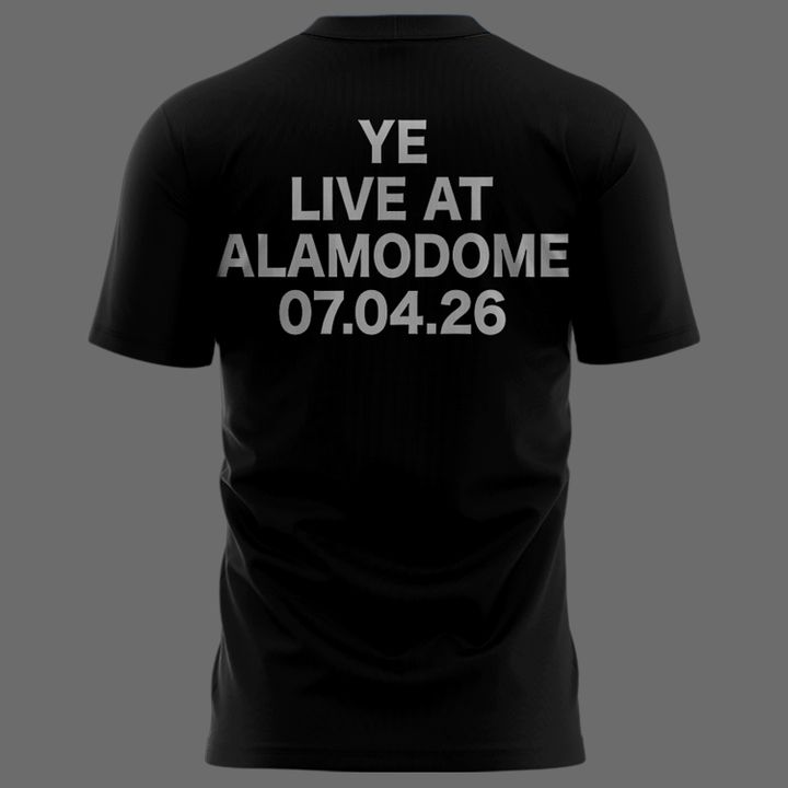 San Antonio Black T-shirt -2026 Ye Live Concert Tour Alamodome Stadium