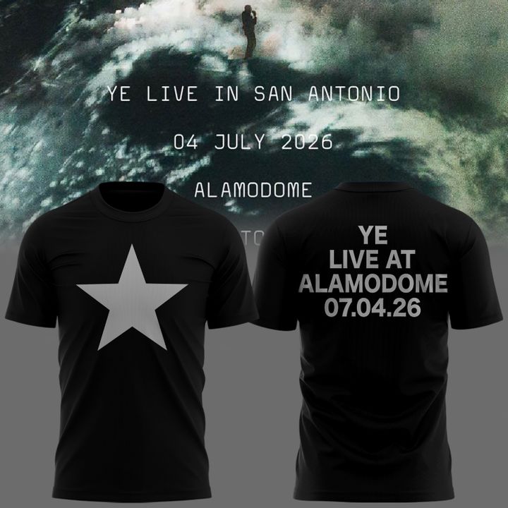 San Antonio Black T-shirt -2026 Ye Live Concert Tour Alamodome Stadium