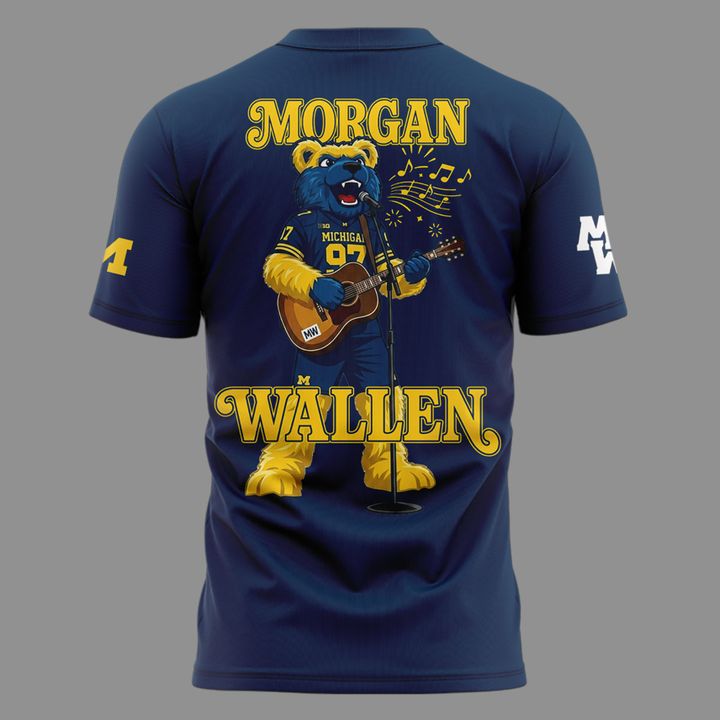 Morgan Wallen x Michigan Wolverines Football - Still The Problem Tour 2026 T-Shirt