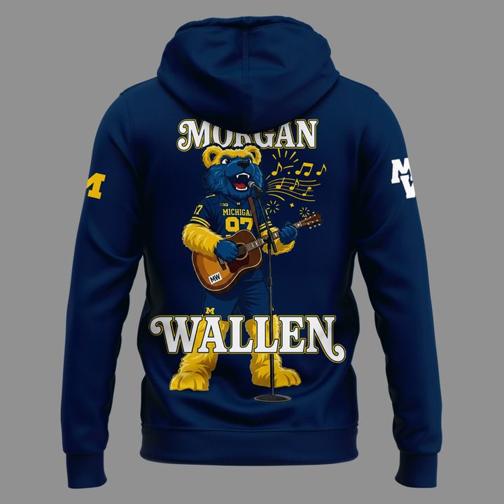 Exclusive Hoodie Morgan Wallen x Michigan Wolverines Football - Still The Problem Tour 2026 Hoodie