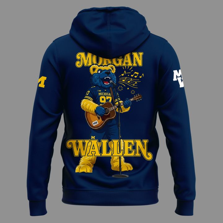 Hoodie Morgan Wallen x Michigan Wolverines Football - Still The Problem Tour 2026 Hoodie