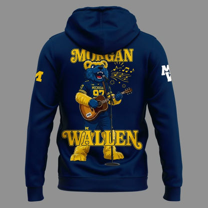 Hoodie Morgan Wallen x Michigan Wolverines Football - Still The Problem Tour 2026 Hoodie