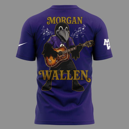 Morgan Wallen x Baltimore Ravens - Still The Problem Tour 2026 T-Shirt