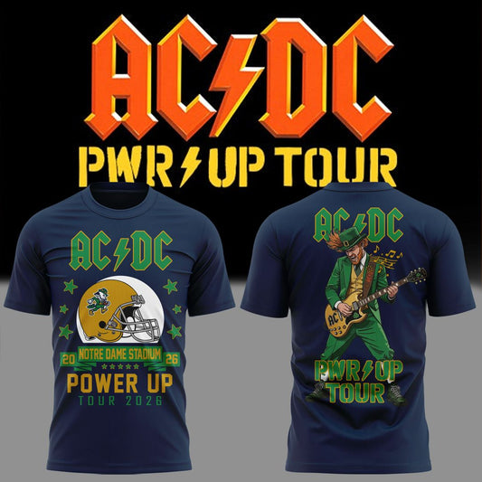 03. AC/DC x Notre Dame Football - Power Up Tour 2026 T-Shirt