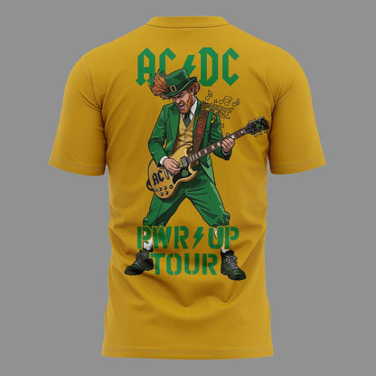 Special AC/DC x Notre Dame Football - Power Up Tour 2026 T-Shirt