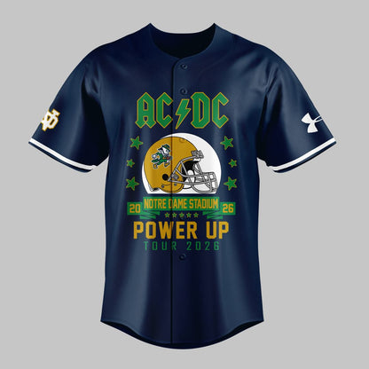 01.1. Limited Edition AC/DC x Notre Dame Football - Power Up Tour 2026 Jersey