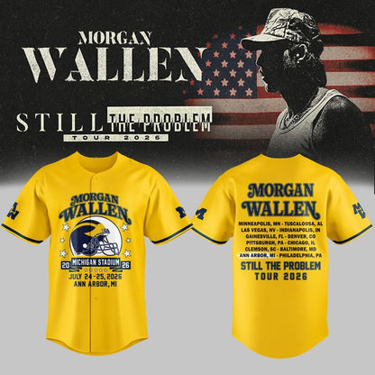 Perfect Still The Problem Tour 2026 - Michigan Football x MW Jersey