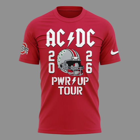 Limited Edition POWER UP Tour 2026 At Ohio Stadium T-Shirt